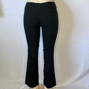 The Limited Exact Stretch Black Bootcut Dress Pants 4S Short Petite Mid Rise